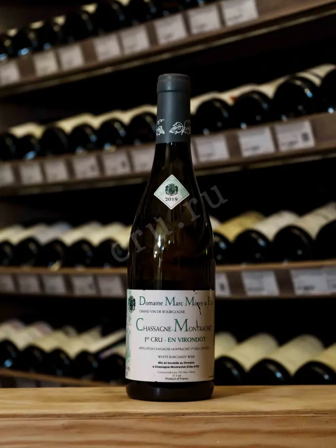 В магазине Крю Профи Marc Morey Chassagne-Montrachet 1-er Cru En Virondot 2019 0.75 л