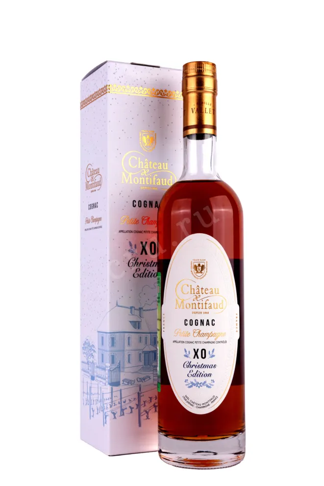 Коньяк Petite Champagne Chateau de Montifaud Christmas Edition in tube   0.5 л
