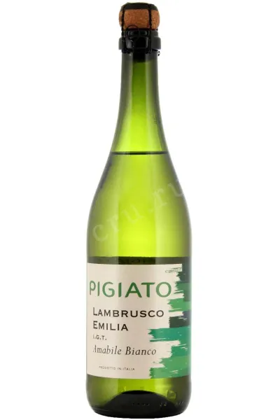 Игристое вино Pigiato Lambrusco Bianco Emilia IGT 2023 0.75 л