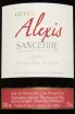 Этикетка Domaine Michel Thomas & Fils Cuvee Alexis Sancerre 2020 0.75 л