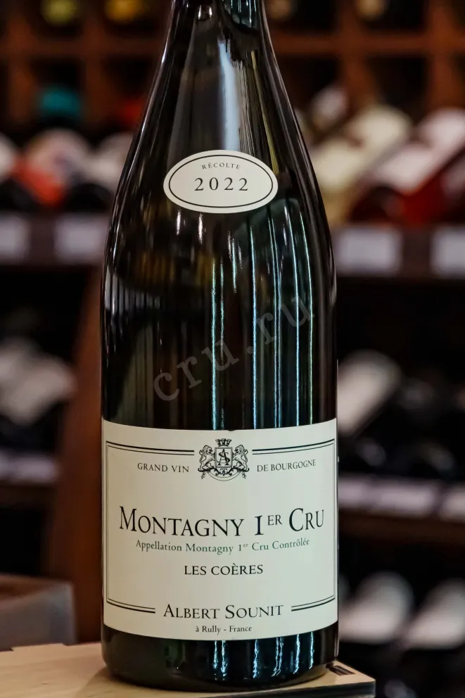 В магазине Крю Профи Albert Sounit Montagny Premier Cru Les Coeres 2022 0.75 л