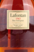 Этикетка Арманьяк Lafontan Millesime, 1963, wooden box 1963 0.7 л