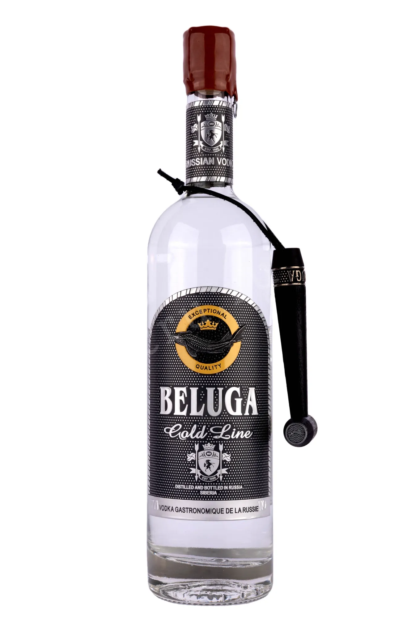 Фото — Водка Белуга Золотая Линия  0.75 л