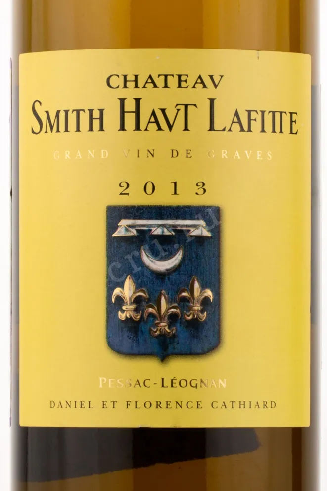Этикетка вина Chateau Smith Haut-Lafitte Pessac-Leognan 2013 0.75 л