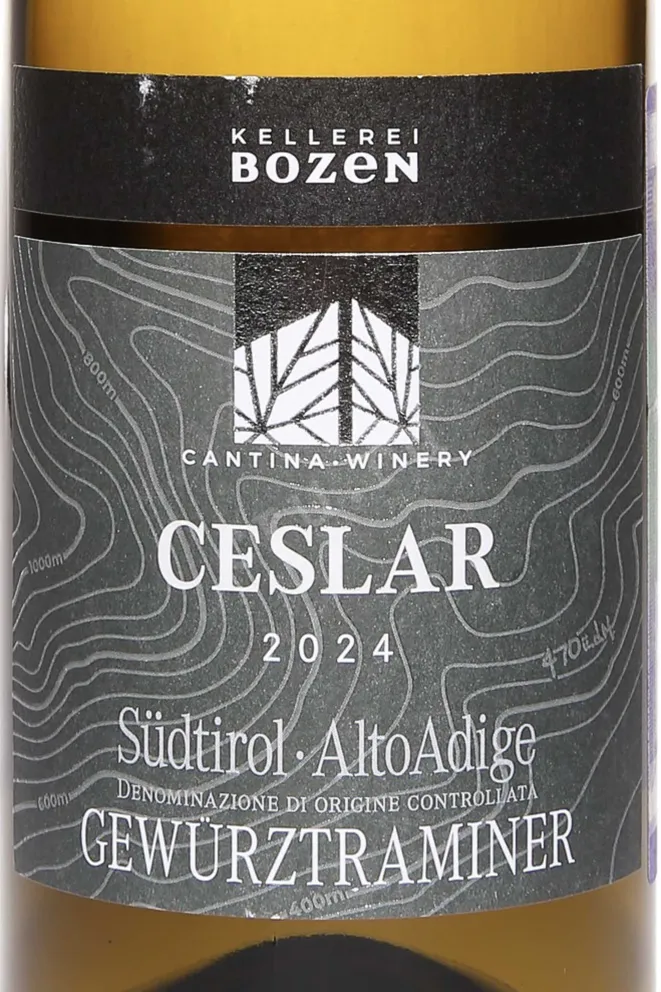 Этикетка Kellerei Bozen Ceslar Gewurztraminer 2024 0.75 л