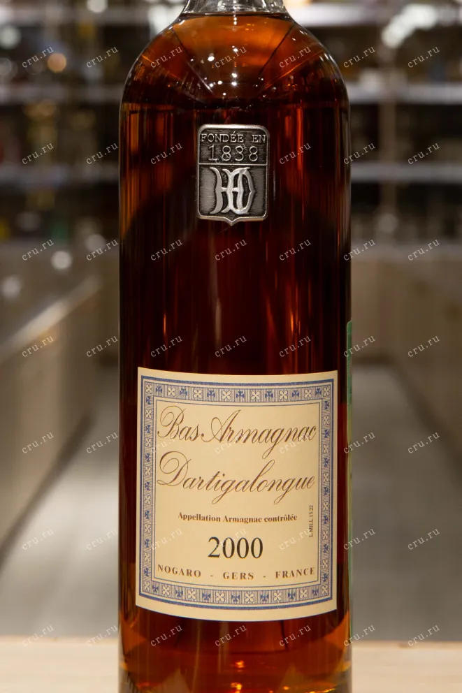 Этикетка Dartigalongue 2000 0.5 л
