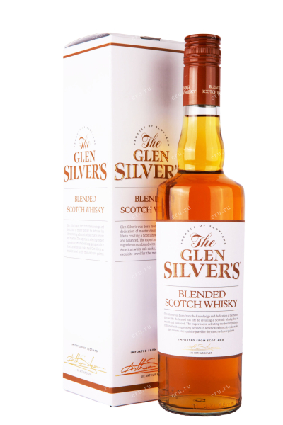 Виски Glen Silver's Blended Scotch gift box  0.7 л