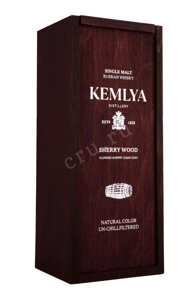 Деревянная коробка Kemlya Sherry Wood in wooden box 0.7 л