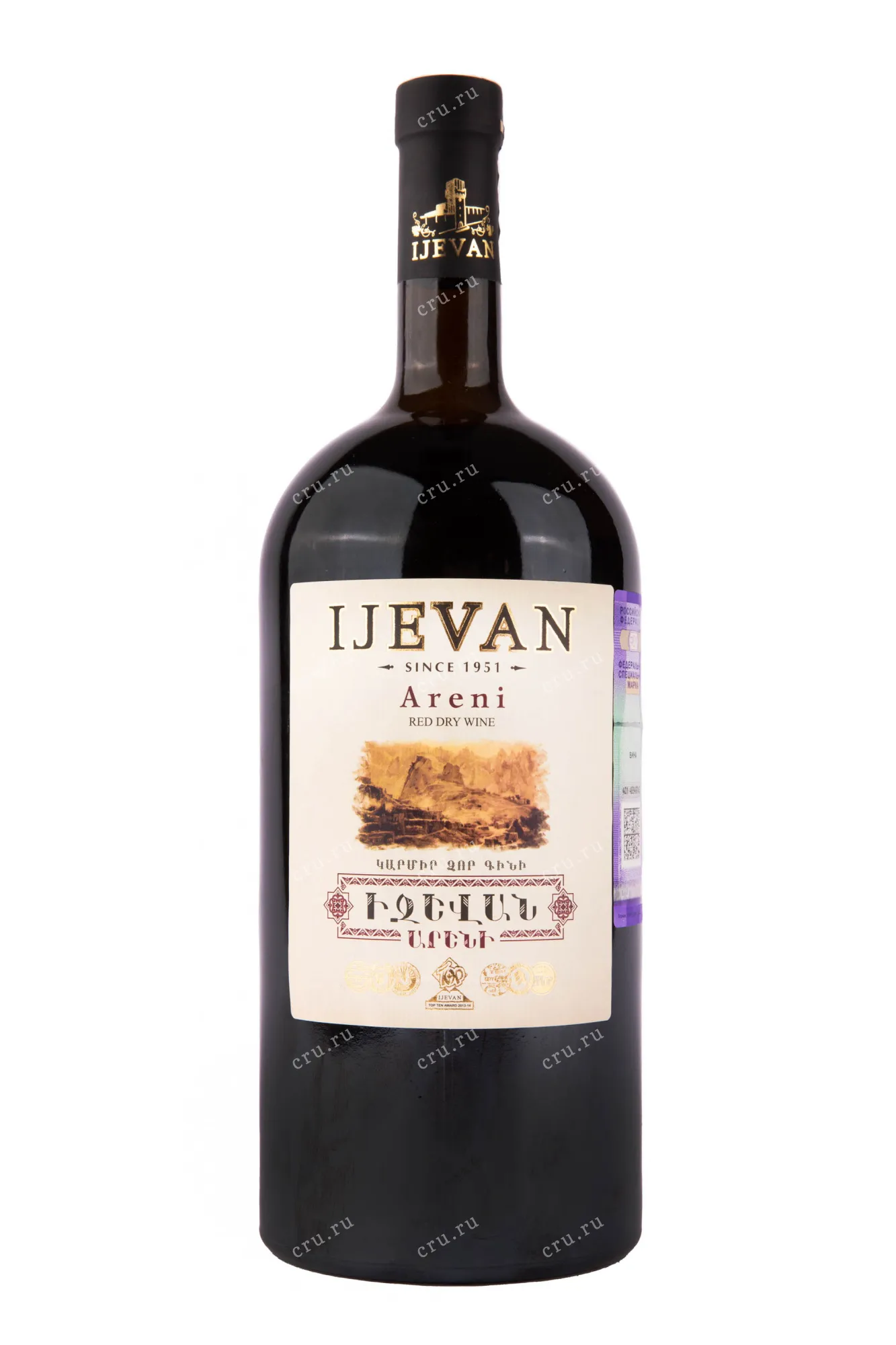 Фото — Вино Ijevan Areni Red dry 1.5 л