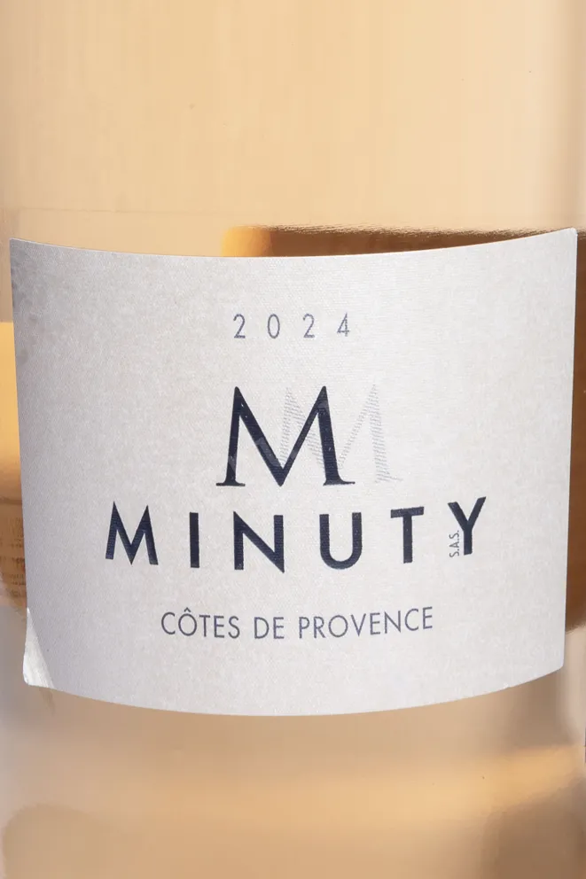 Этикетка M Minuty Cotes de Provence AOP 2024 1.5 л