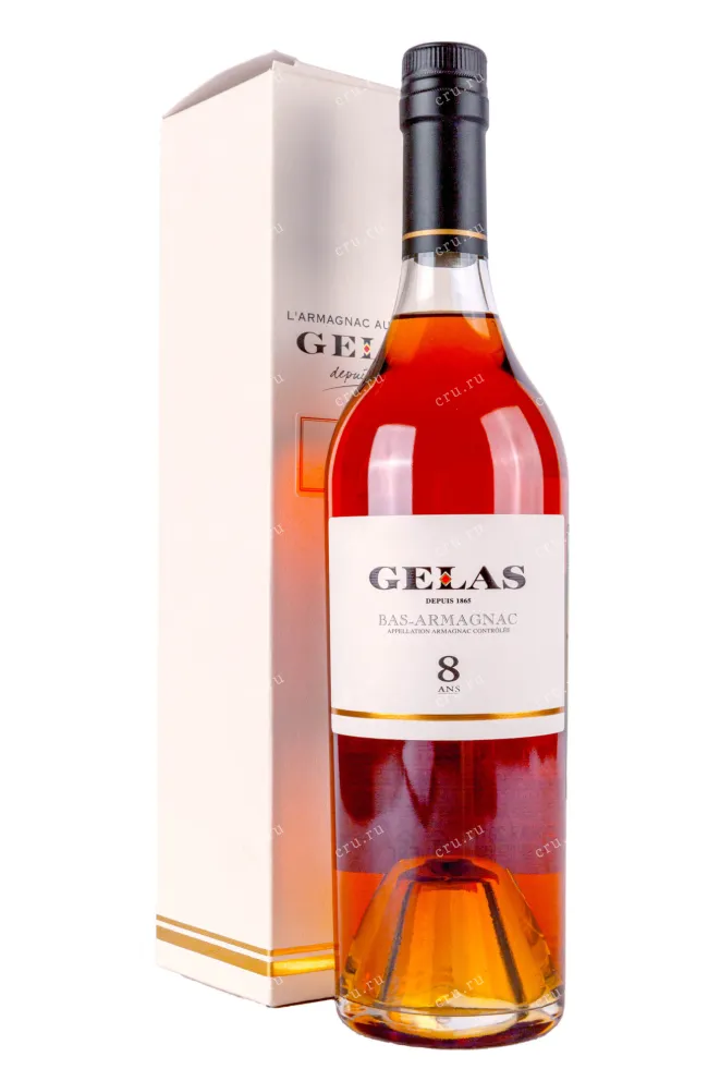 Арманьяк Gelas Bas Armagnac 8 years gift box  0.7 л