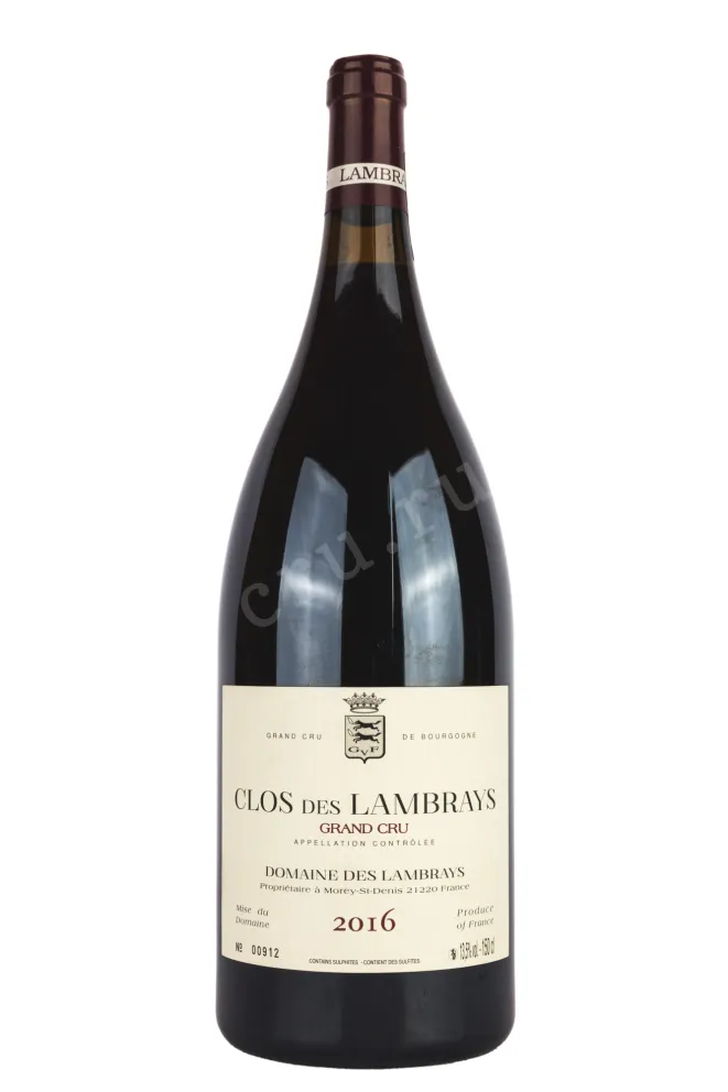 Вино Domaine des Lambrays Clos des Lambrays Grand Cru  2016 1.5 л