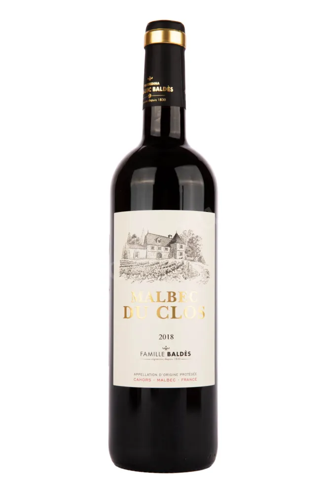 Вино Malbec du Clos Cahors 2018 0.75 л