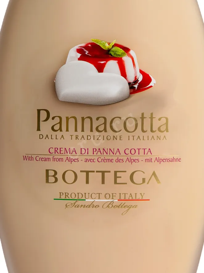 Этикетка Bottega Pannacotta 0.5 л