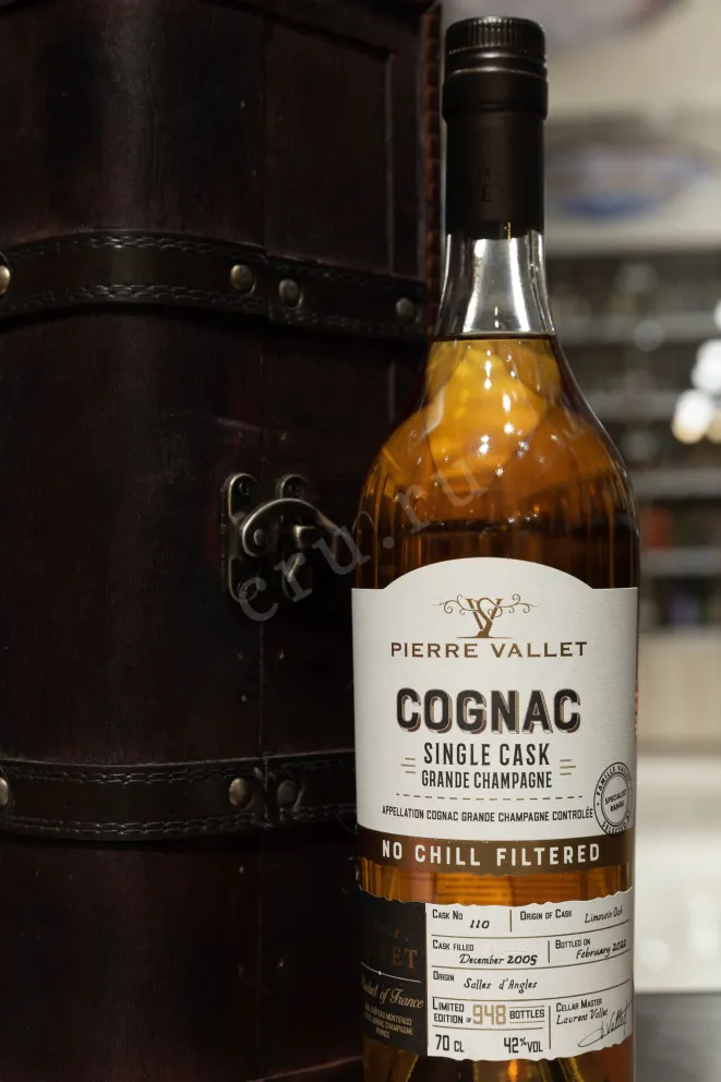 В магазине Крю Профи Pierre Vallet Single Cask 0.7 л