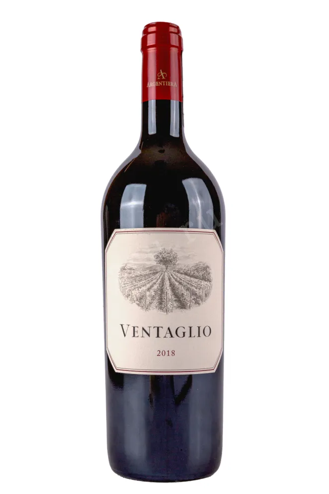 Бутылка Argentiera Ventaglio Toscana gift box 2018 0.75 л