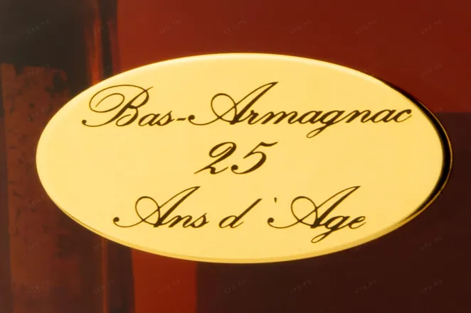 Этикетка Baron de Sigognac Carafe 25 ans  0.7 л