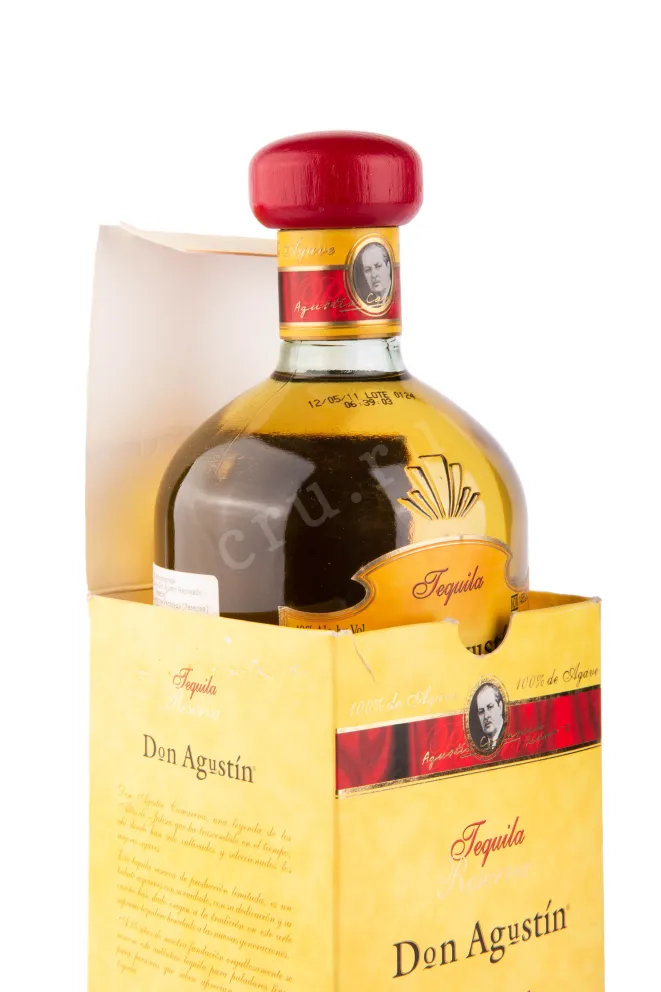 Текила La Cava de Don Agustin Reposado Reserva with gift box  0.75 л