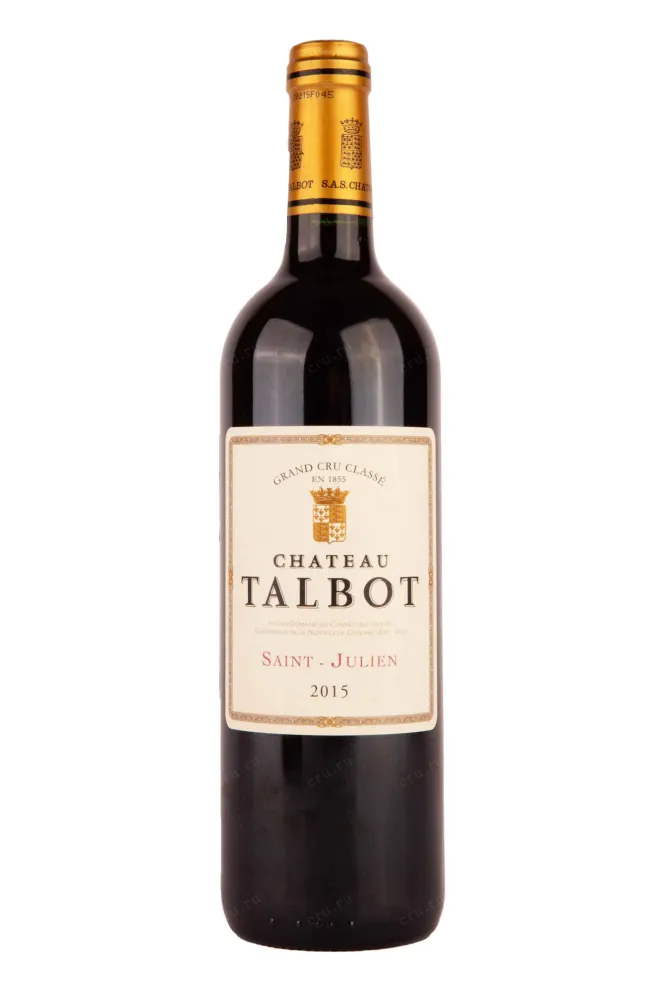 Вино Chateau Talbot Grand Cru Classe Saint-Julien 2015 0.75 л