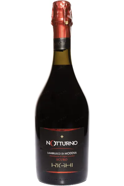 Игристое вино Righi Notturno Scuro Lambrusco di Modena DOC 2024 0.75 л