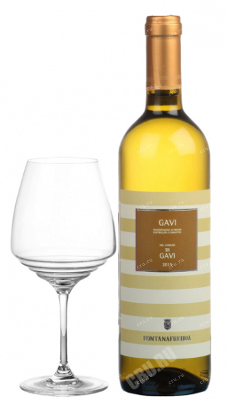 Вино Fontanafredda Gavi white dry 2017 0.75 л