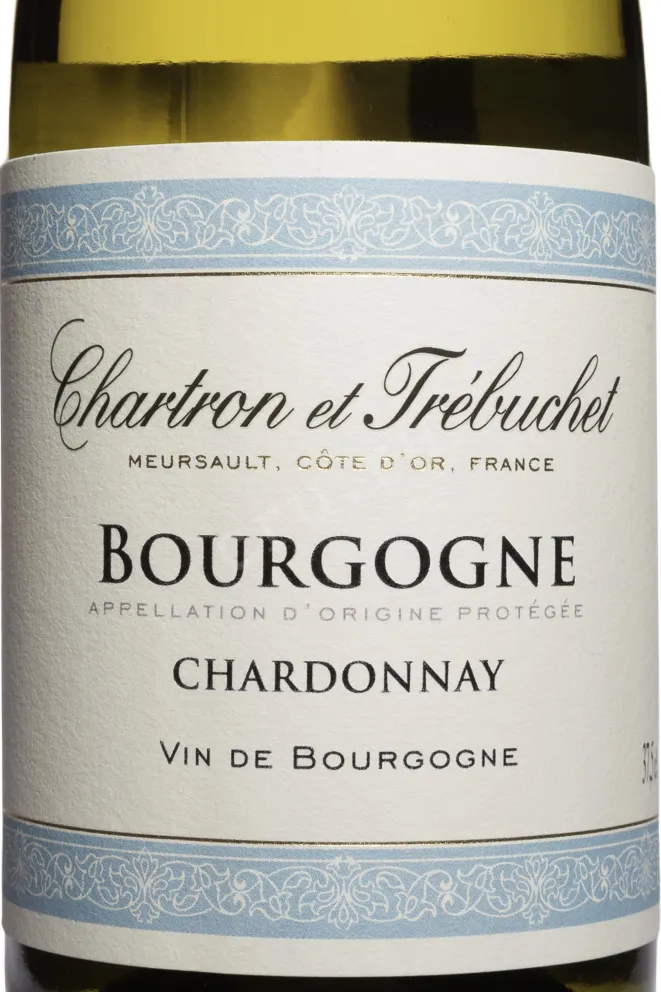 Этикетка Chartron et Trebuchet Chardonnay Bourgogne AOC 2022 0.375 л