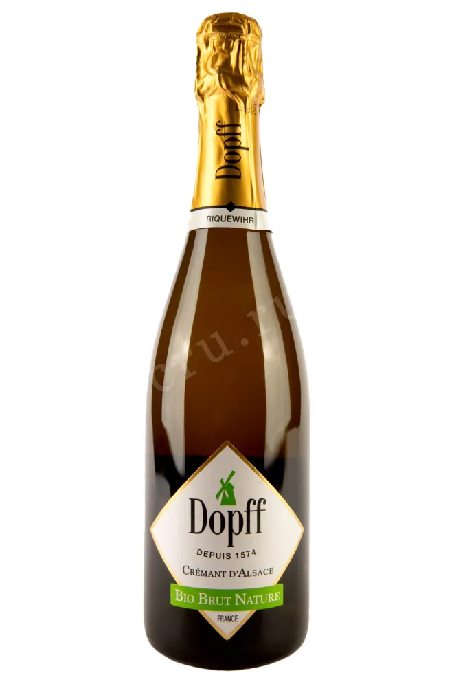 Игристое вино Dopff Cremant d'Alsace Bio Brut Natur 2017 0.75 л