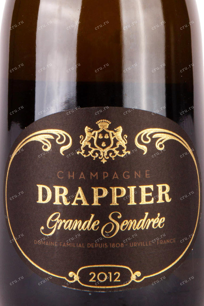 Этикетка Drappier Grande Sendree 2012 0.75 л