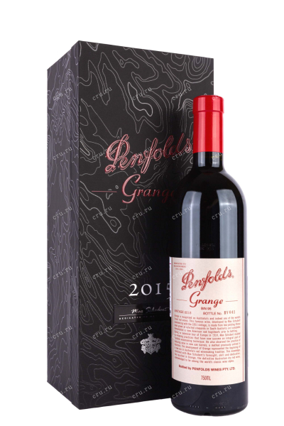 Вино Penfolds Grange gift box 2015 0.75 л
