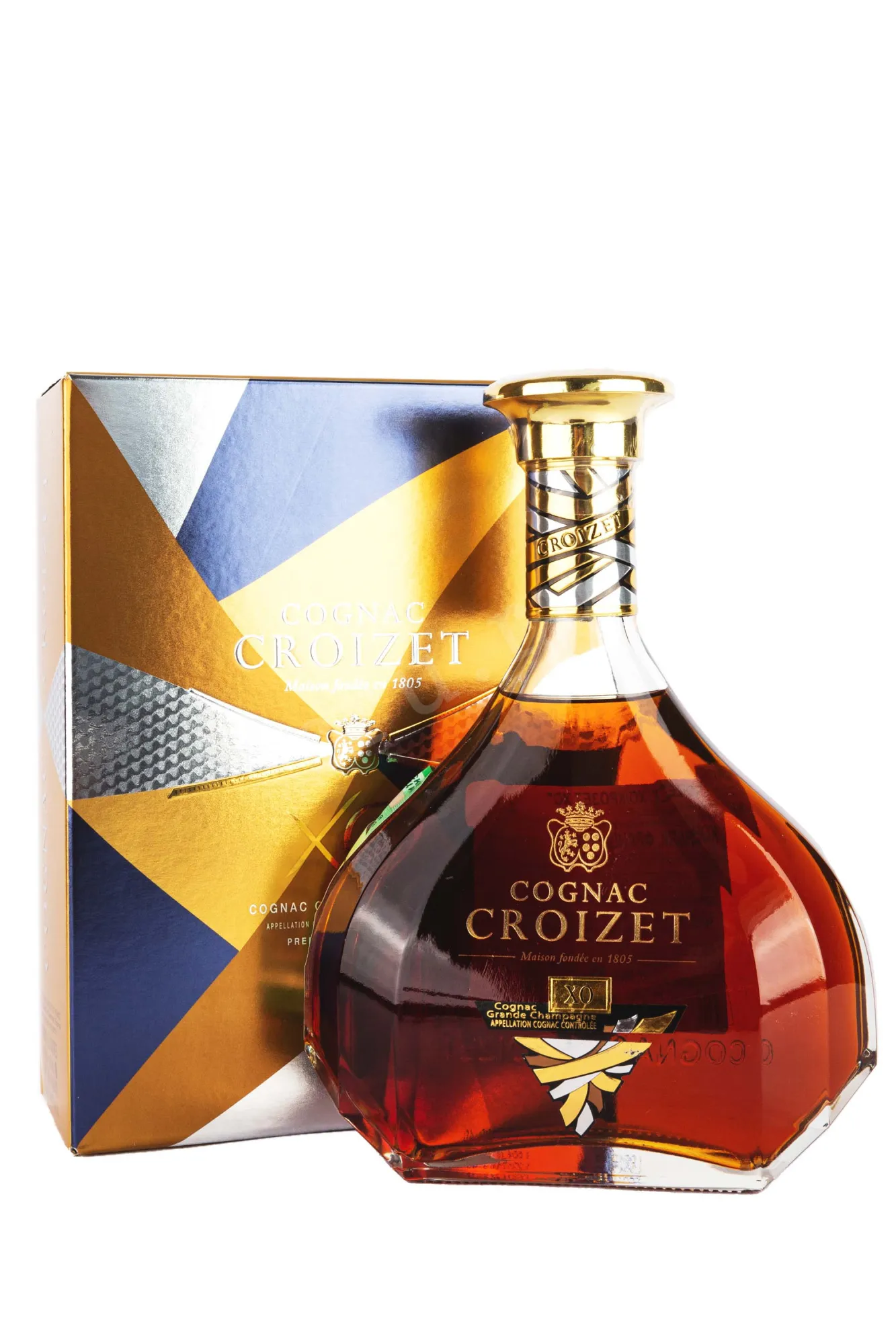 Фото — Коньяк Croizet XO decanter in gift box  0.7 л