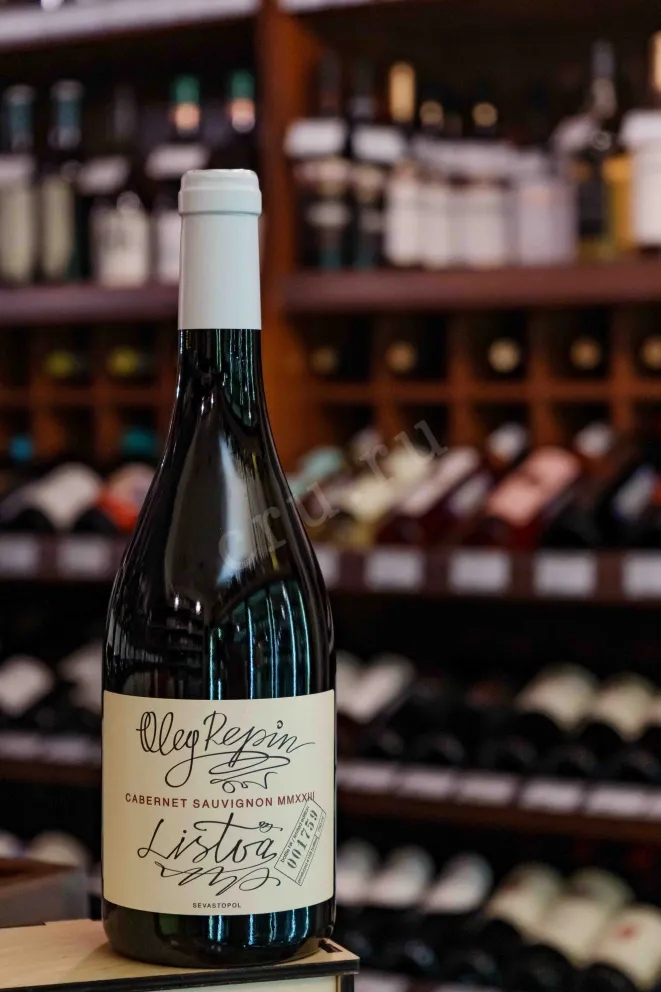 В магазине Крю Профи Oleg Repin Listva Cabernet Sauvignon 2023 0.75 л