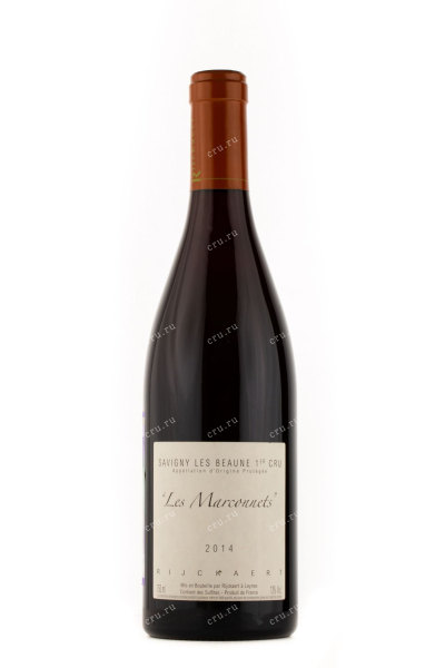 Вино Domaine Rijckaert Savigny les Beaune Cru Les Marconnets 2014 0.75 л