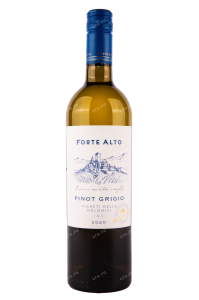 Вино Mezzacorona Forte Alto Pinot Grigio 2021 0.75 л