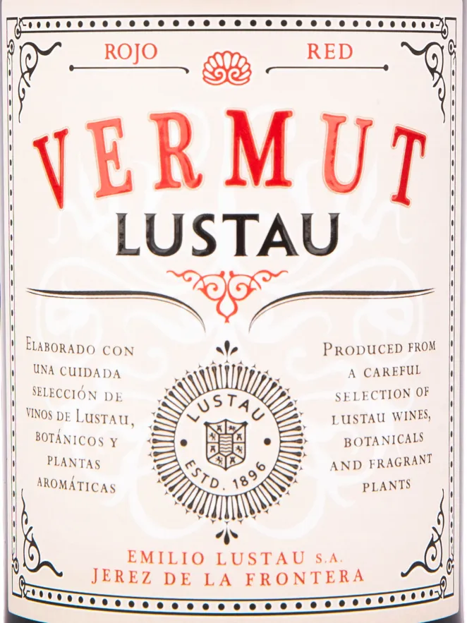 Вермут Lustau Vermut Rojo in tube  0.75 л