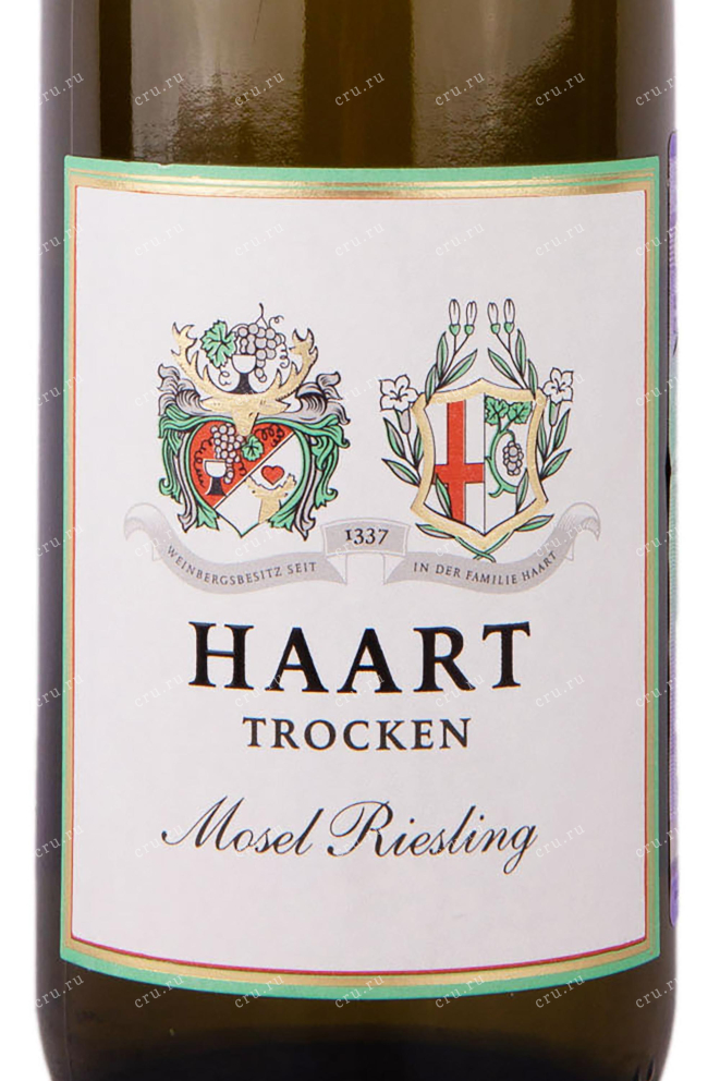 Этикетка Haart Riesling Mosel 2016 0.75 л