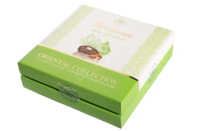 Конфеты Марк Севуни Коллекция Ориенталь Инжир с Миндалём в Шоколаде 140 г