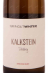 Этикетка Weingut Winter Kalkstein Riesling 2021 0.75 л