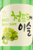Этикетка Jinro Soju Green Grape 0.36 л
