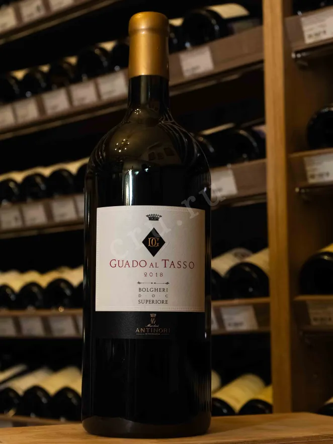 В магазине Крю Профи Guado al Tasso Bolgheri Superiore DOC wooden box 2018 3 л