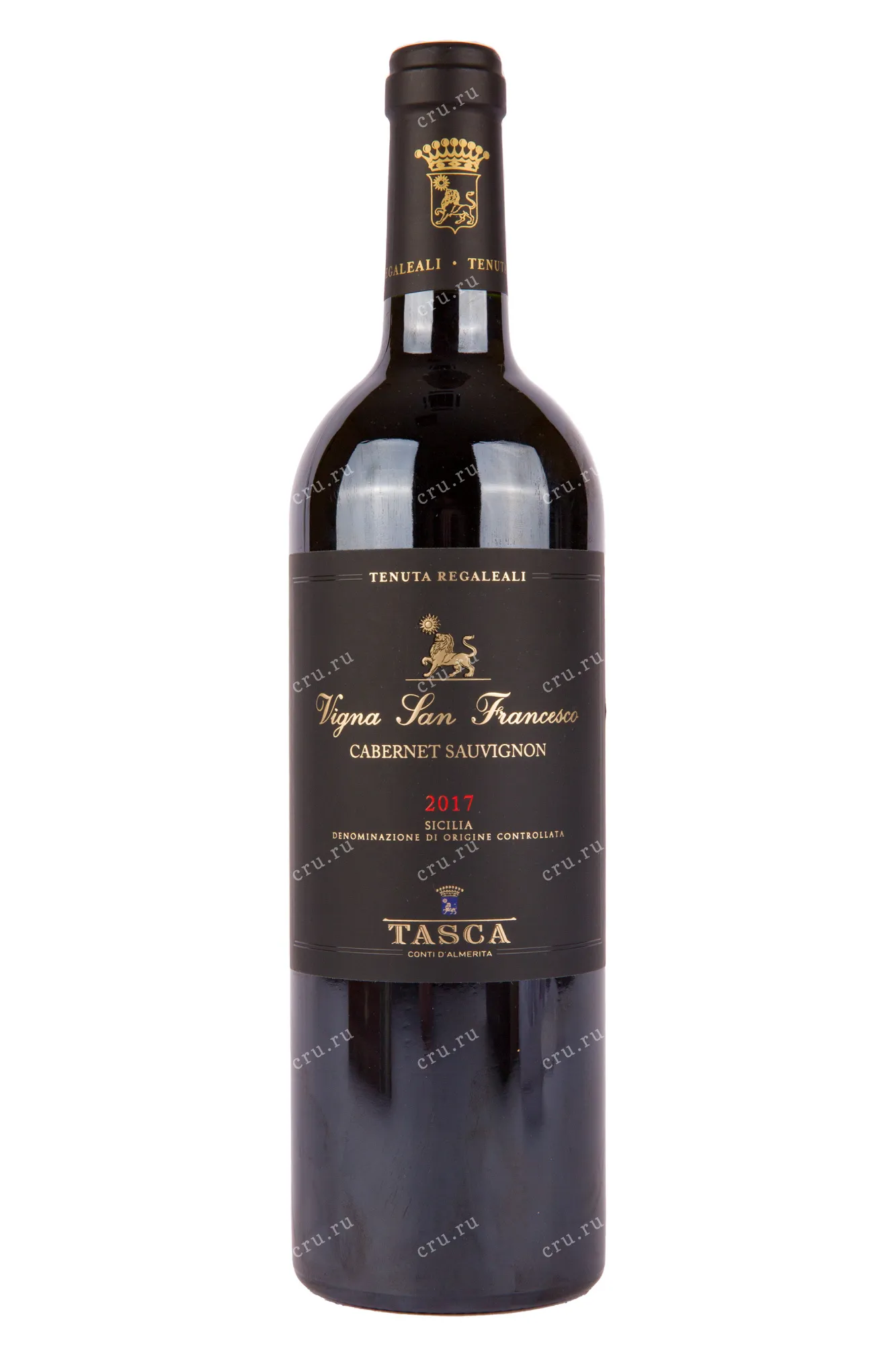 Фото — Вино Tasca d'Almerita Vigna San Francesco Cabernet Sauvignon  2017 0.75 л