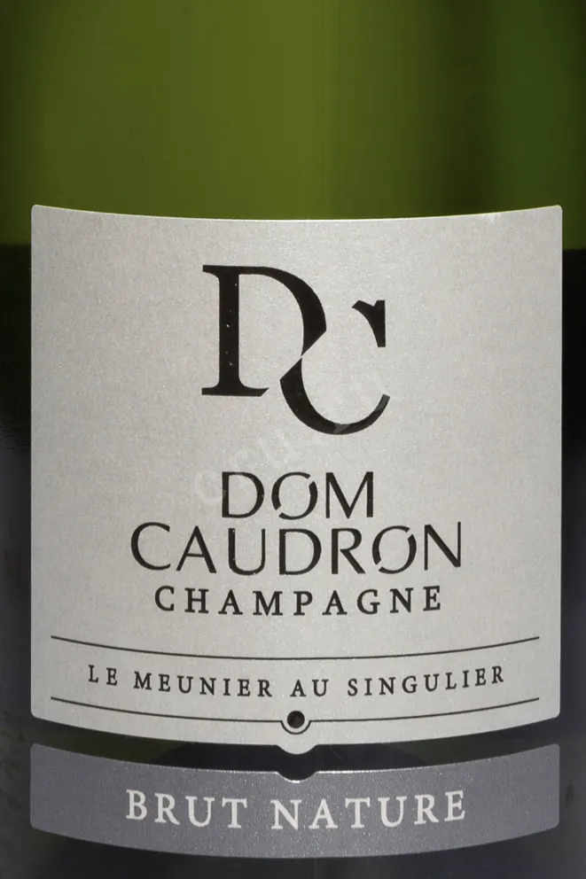 Этикетка Dom Caudron Brut Nature 2022 0.75 л