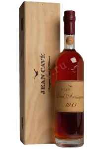 Арманьяк Jean Cave Vieil Armagnac AOC wooden box 1983 0.7 л