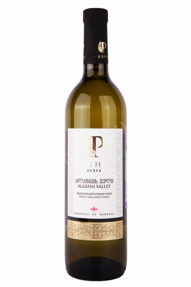 Вино Peshvi Alazani Valley White 2019 0.75 л