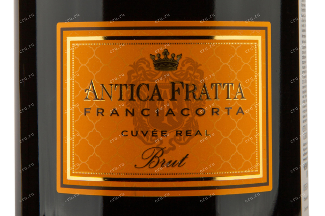 Этикетка Antica Fratta Franciacorta Cuvee Real Brut  2019 0.75 л