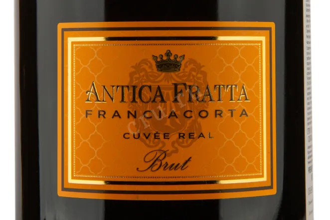 Этикетка Antica Fratta Franciacorta Cuvee Real Brut  2019 0.75 л