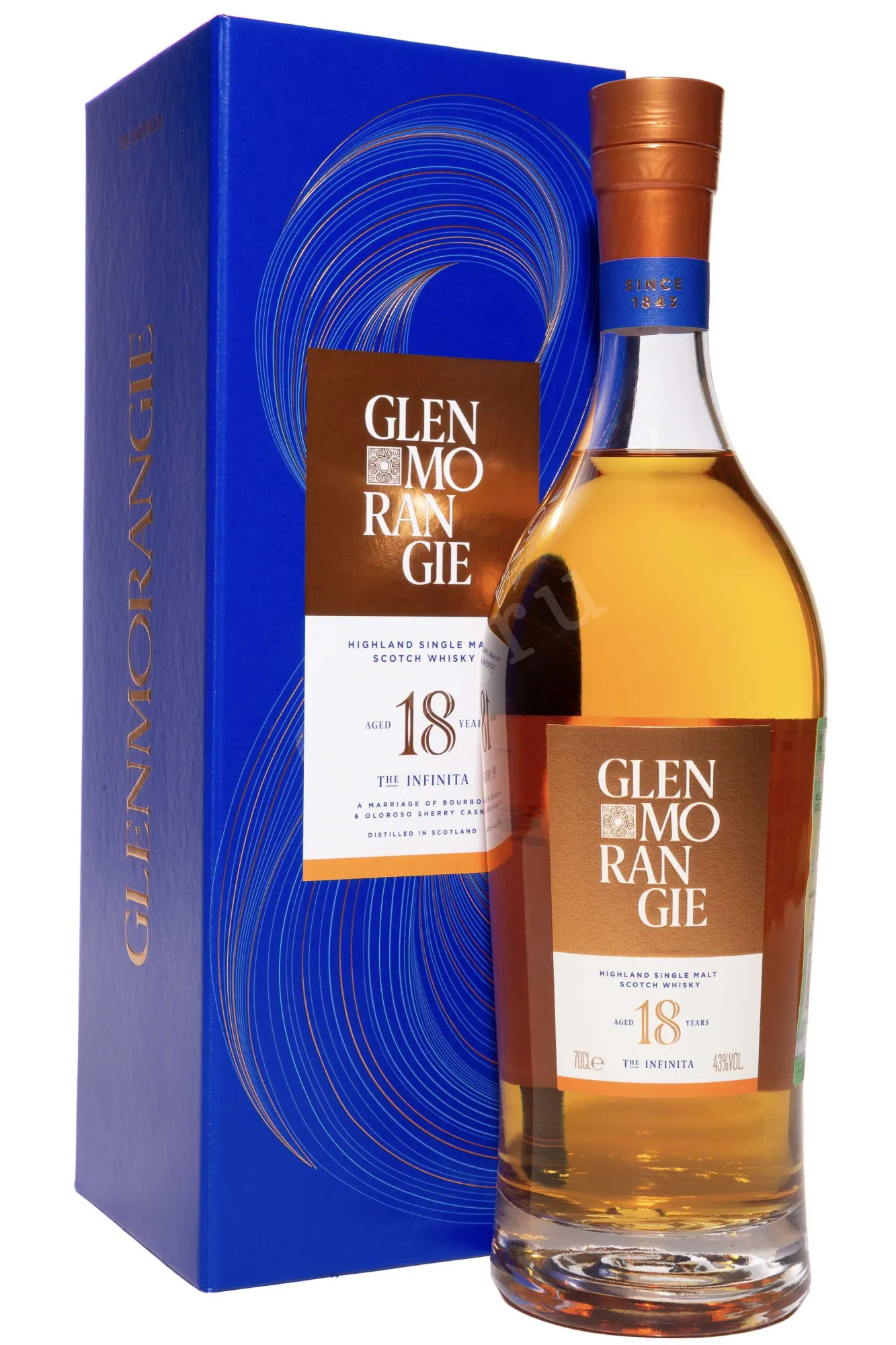 Glenmorangie 18 Years Single Malt in gift box 0.7 л купить