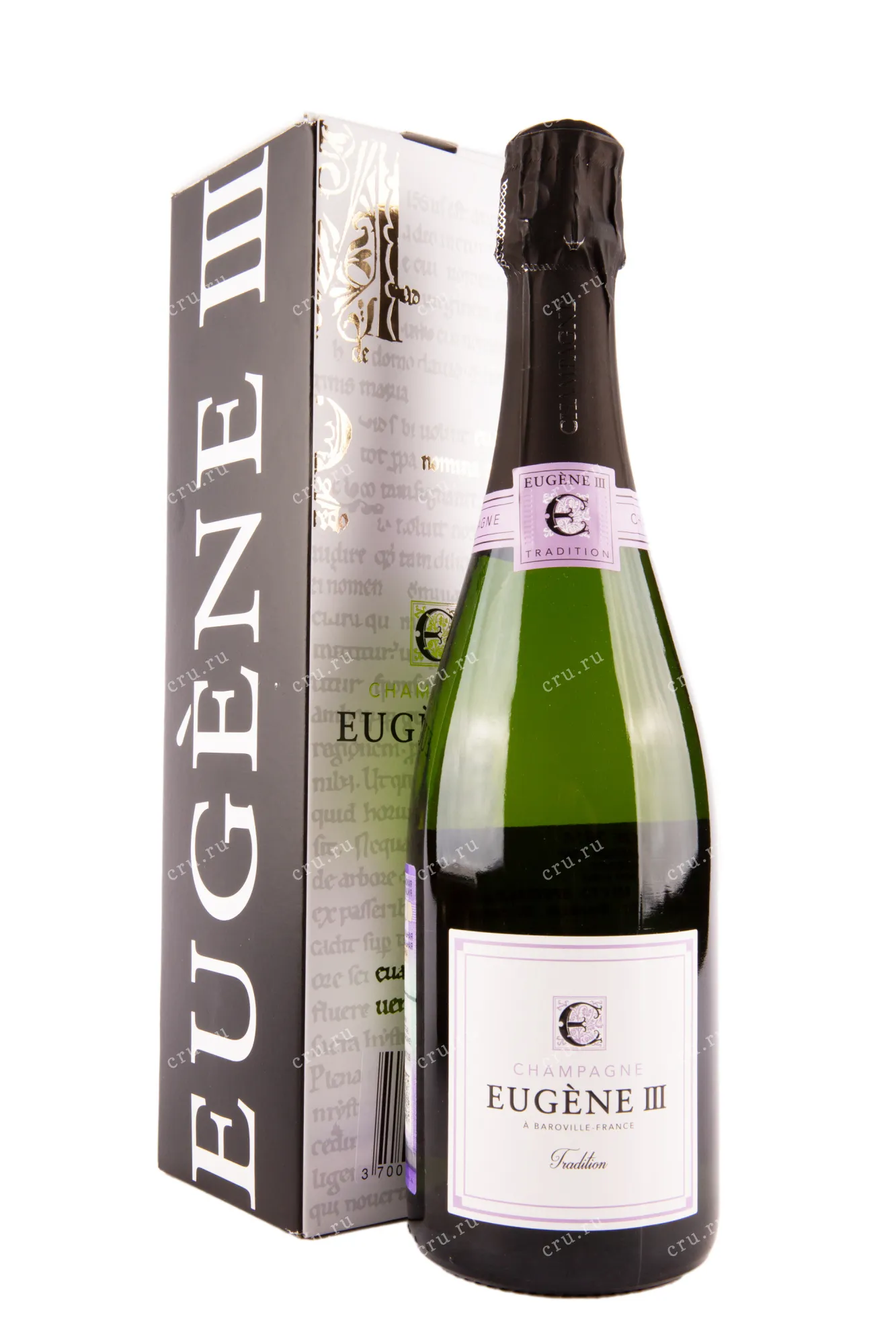 Фото — Шампанское Eugene III Tradition gift box 2014 0.75 л