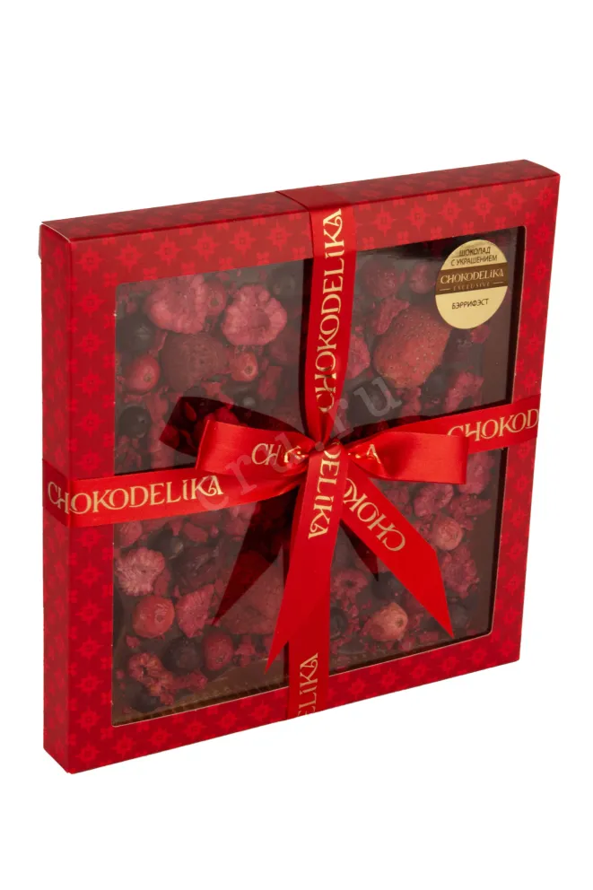 Шоколад Чокоделика «Бэррифэст» тёмный с украшением 180 г