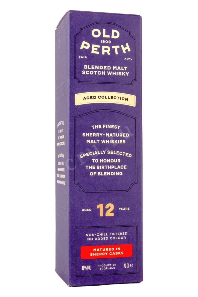 Подарочная коробка Old Perth 12 year old in gift box 0.7 л