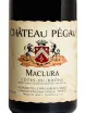 Этикетка Chateau Pegau Cotes-du-Rhone Cuvee Maclura 2017 0.75 л